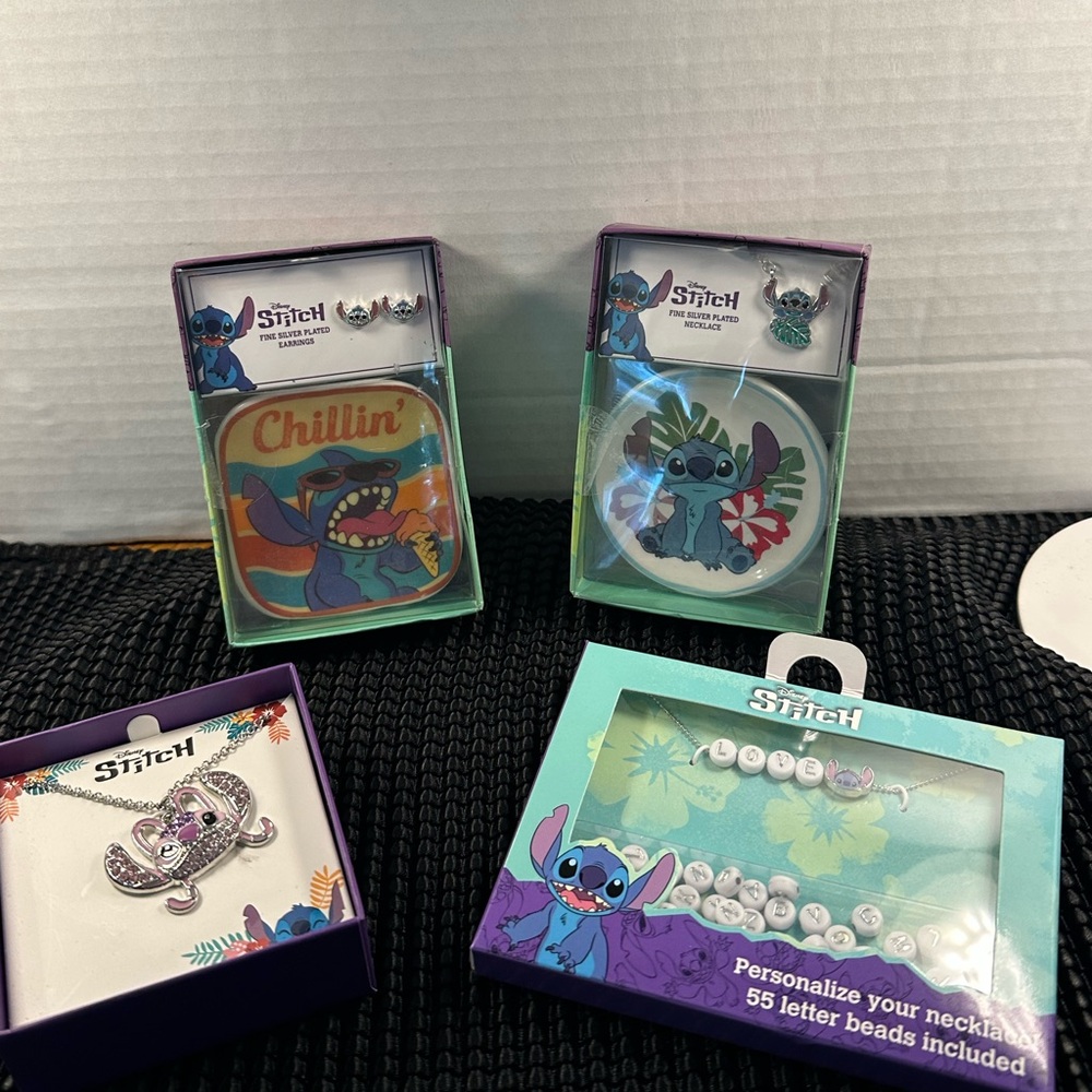 🆕Disney Stitch Jewelry Sets Bundle